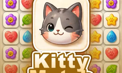  Kitty Match 3 puzzle game img