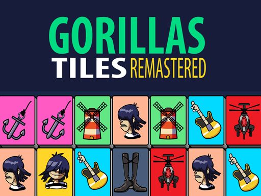 Play Gorillas Tiles Of The Unexpected and clear all matching tiles