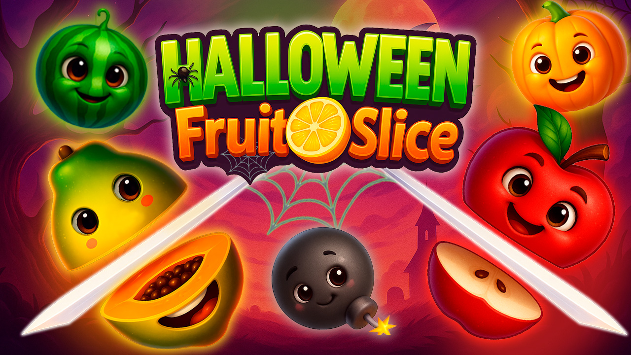 Halloween Fruit Slice is a fun fruit-slicing game.