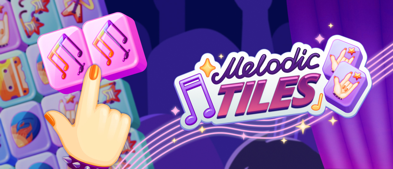 Play connecting shapes with Melodic Tiles.